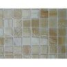 Brun chamois mosaïque Tiffany par 16 carreaux
