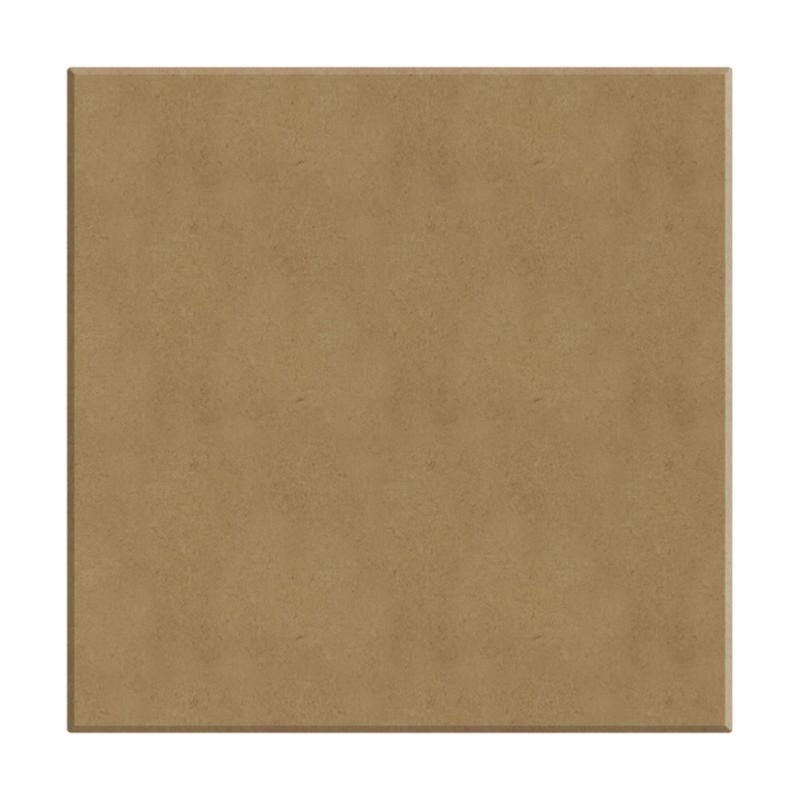 Dessous de verre carré 10 cm support bois médium mdf pour mosaïque