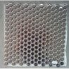 Gris argent mosaïque métallisé pastille 19mm  brillante plaque de 31 par 32.4 cm