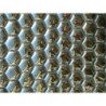 Gris argenté brillant bombé mosaïque hexagone 2.1 cm vendu à l'unité