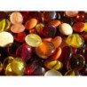 Orange bille de verre plate rouge orange jaune mélange par 400 g