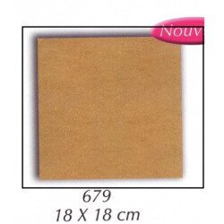 Plaque carré 18 par 18 cm support à réaliser en mosaïque