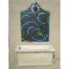 Grenouille mosaïque image modèle pour loisirs créatifs