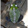 Grenouille mosaïque image modèle pour loisirs créatifs