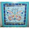 Papillon mosaïque  image modèle pour loisirs créatifs