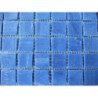 Bleu lavande verre mosaïque artisanale par plaque de 10.5 par 10.5 cm