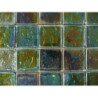 Noir nacré série mosaïque botanic carré 5 cm épaisseur  8 mm vendu à la pièce