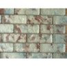 Bleu et grenat mat rectangle 7.5 cm par 2.5 cm épaisseur 6 mm vendu à la pièce