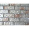 Mosaïque rectangle argenté cuivre rectangle 7.5 cm par 2.5 cm épaisseur 6 mm vendu à la pièce