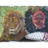 Afrique image en mosaïque sur le thème africain