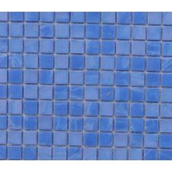 Bleu lavande mosaïque émaux de Venise vendu par 25 carreaux de 1.5 par 1.5cm