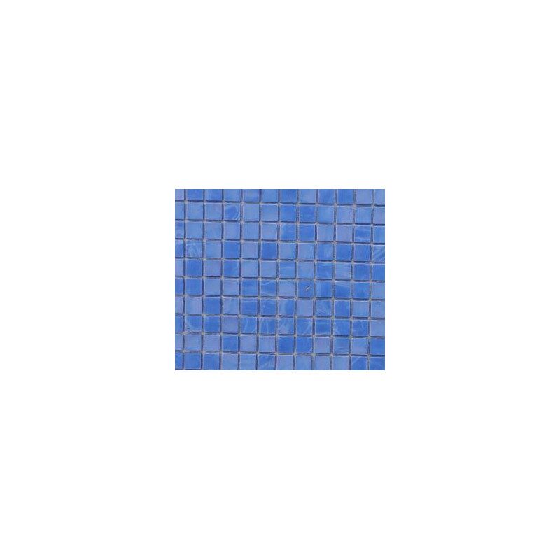 Bleu lavande mosaïque émaux de Venise vendu par 25 carreaux de 1.5 par 1.5cm