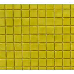 Mosaïque jaune émaux de Venise vendu par 25 carreaux de 1.5 par 1.5cm