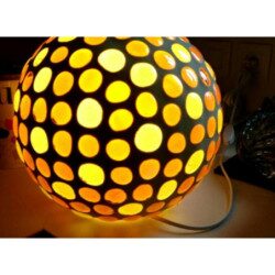 Lampe en mosaïque bougeoir mosaïqué modèle image en loisirs créatifs