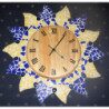 Pendule horloge en mosaïque image modèle pour loisirs créatifs