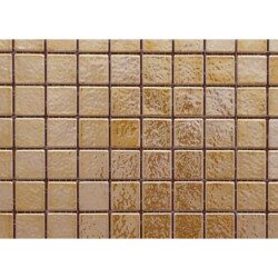 Jaune doré métalisé mosaïque émaux de Briare palladium vendu à la tesselle