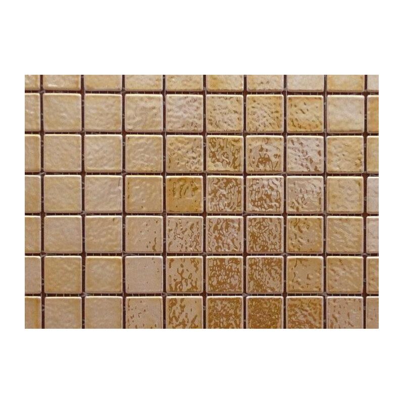 Jaune doré métalisé mosaïque émaux de Briare palladium vendu à la tesselle
