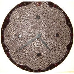 Pendule horloge en mosaïque image modèle pour loisirs créatifs