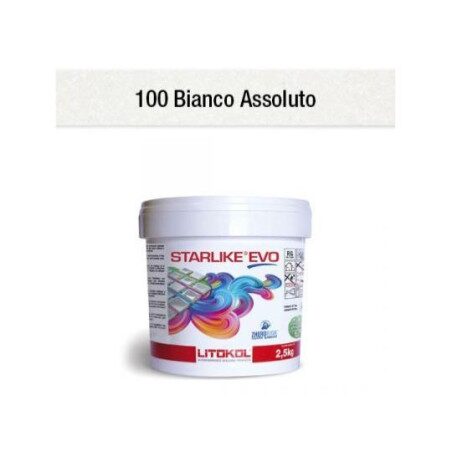 Blanc Absolut starlike EVO 100 époxy super blanc 100 par 2.5 kilos