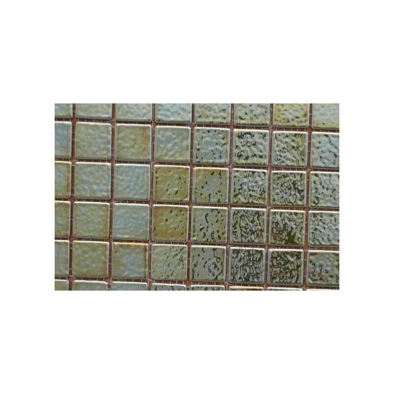 Vert métalissé mosaïque émaux de Briare bronze vendu à la tesselle