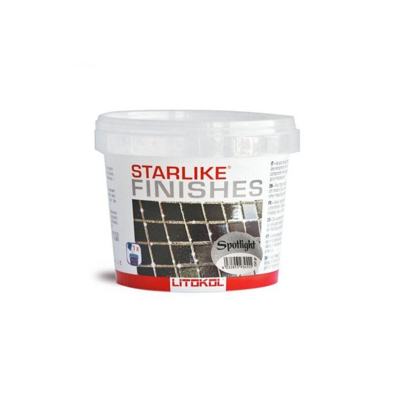 Additif starlike spotlight effet paillette argenté pour 5  kilos époxy