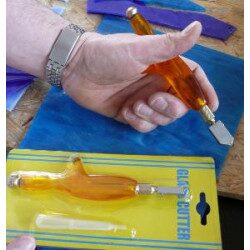 Coupe verre ergonomique crayon avec huile de coupe 100 ml