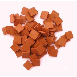 Brun havane micro mosaïque 1.2 cm grès antique Winckelmans 100g