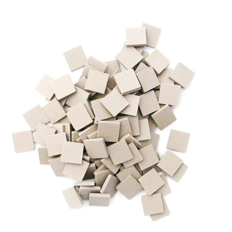 Gris perle micro mosaïque 1.2 cm grès antique Winckelmans 100g