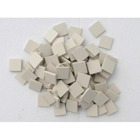 Blanc super micro mosaïque 1.2 cm grès antique Winckelmans 100 g