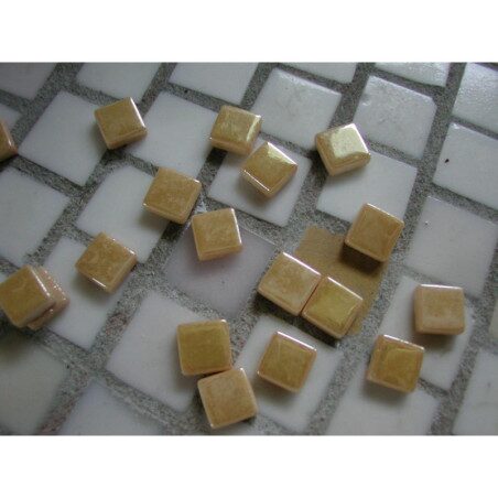 Jaune doré palladium mosaïque métallisé micro vendu à l'unité