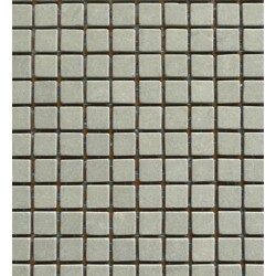 Gris moyen mat mosaïque 1.5 cm marbre plaque de 30.5 cm