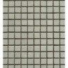Gris moyen mat mosaïque 1.5 cm marbre plaque de 30.5 cm