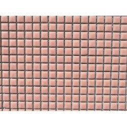Rose micro mosaïque brillant plaque 30 cm