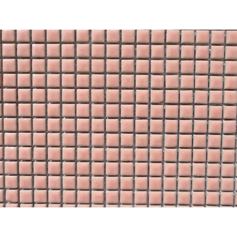 Rose micro mosaïque brillant plaque 30 cm