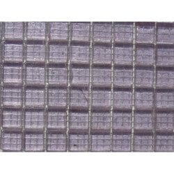 Rose mosaïque rose émaux Venise rose mauve translucide 1.5 cm par plaque 32.7 cm