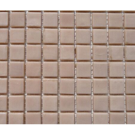 Mosaïque rose chair émaux de Venise vendu par 25 carreaux de 1.5 par 1.5cm