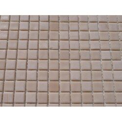 Rose mosaïque rose émaux Venise rose chair clair 1.5 cm par plaque 32.7 cm
