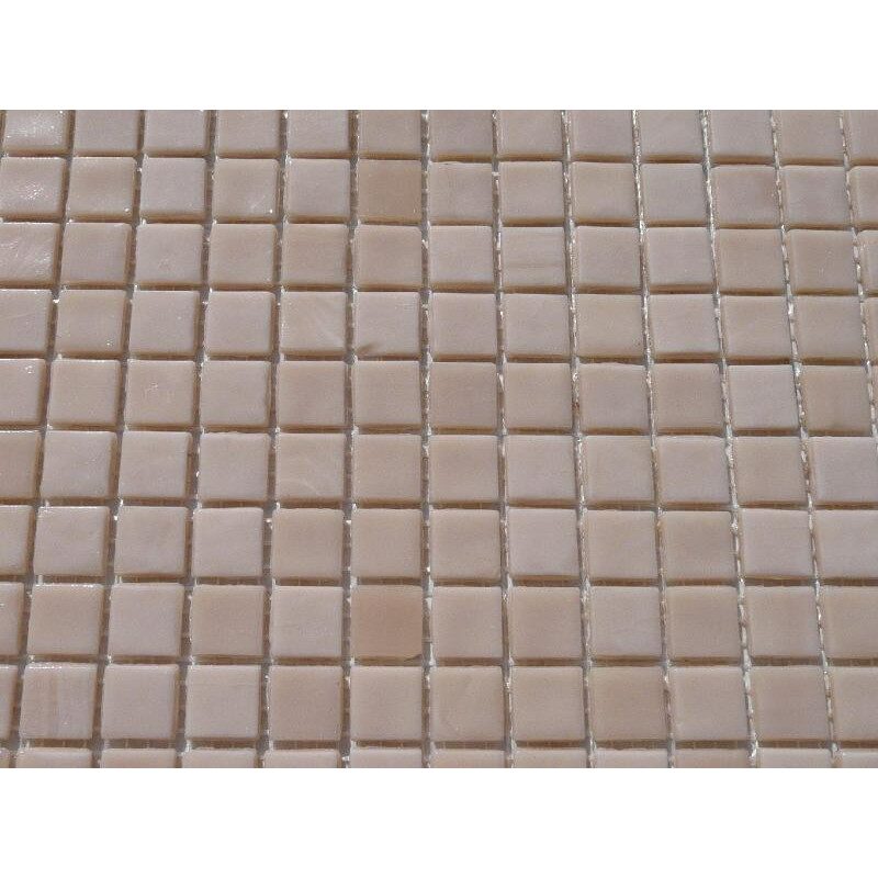 Mosaïque rose chair clair émaux de Venise vendu par 25 carreaux de 1.5 par 1.5cm