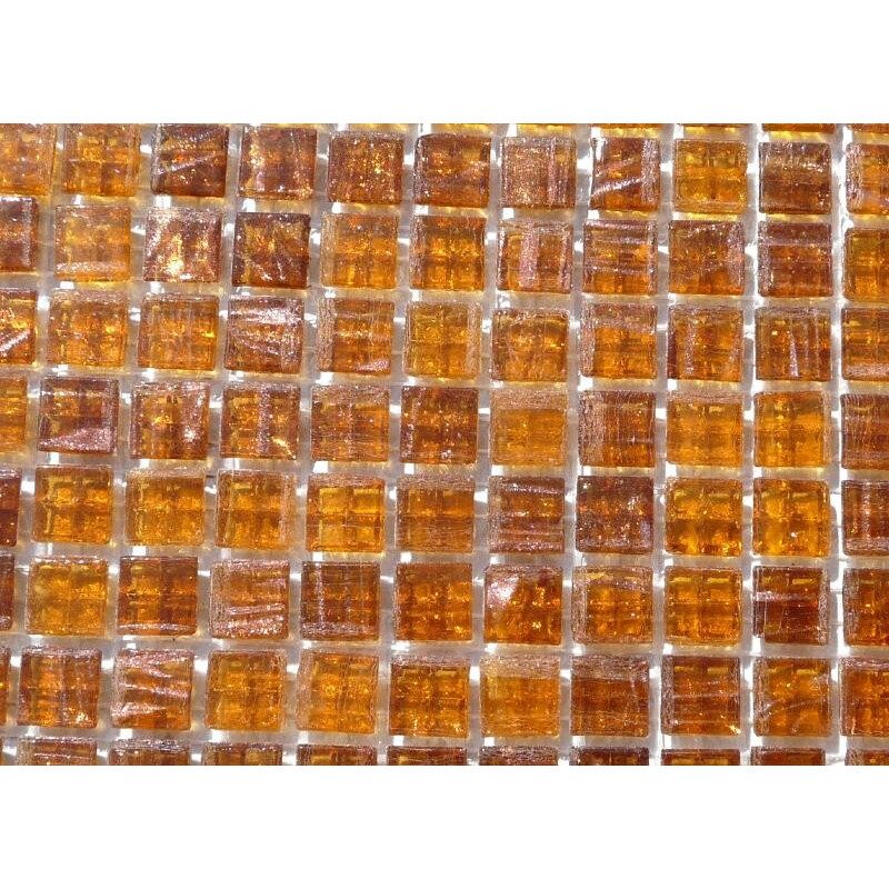 Jaune ambre micro 1 cm mosaïque gemme par 80 carreaux