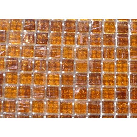 Jaune ambre micro 1 cm mosaïque gemme par 80 carreaux