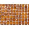Jaune ambre micro 1 cm mosaïque gemme par 80 carreaux