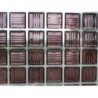 Rose parme clair mosaïque pâte de verre translucide par 25 carreaux