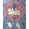 Canard en mosaïque modèle pour s'inspirer en loisirs créatif