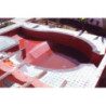 Rouge mosaïque pâte de verre rouge cerise mosaique par plaque 32.5 cm