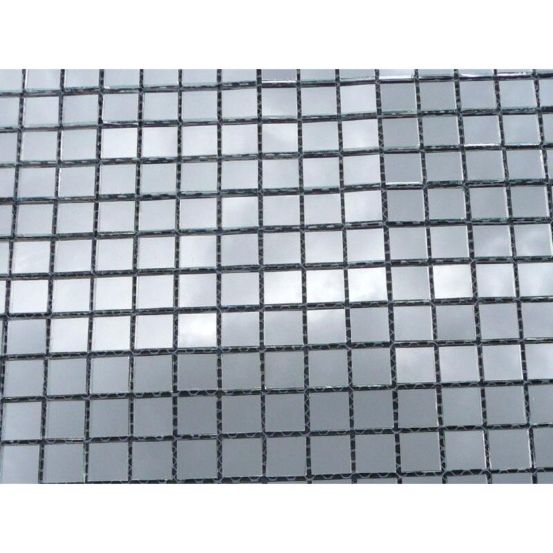Miroir mosaïque 2 par 2 cm plaque de 30.5 par 30.5 cm