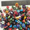 Millifiori polis mix couleurs diamètre de 8 à 12 mm NEW par 50 grammes