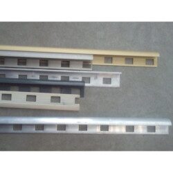 Lots de 100 profils d'angle aluminium peinture époxy pour finitions