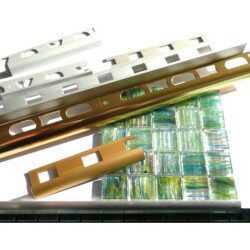 Lots de 100 profils d'angle aluminium peinture époxy pour finitions