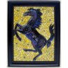 Cheval cabré 15 cm support bois pour mosaïque