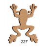 Grenouille n°2 15 cm support bois pour mosaïque